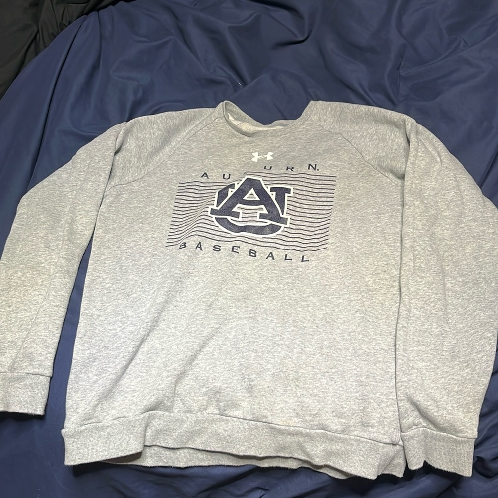 grey auburn crewneck